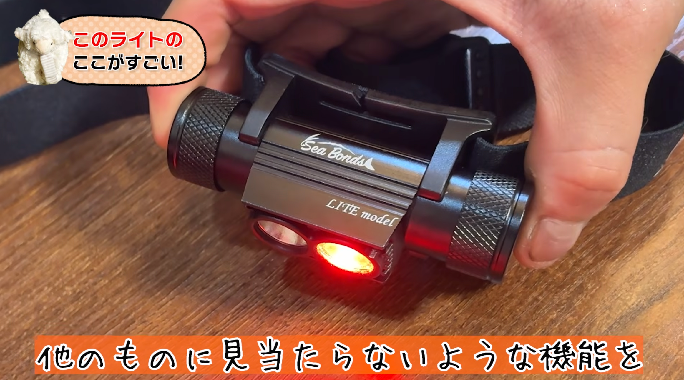 海辺のひつじ荘様にヘッドライトLITEモデルをご紹介いただきました