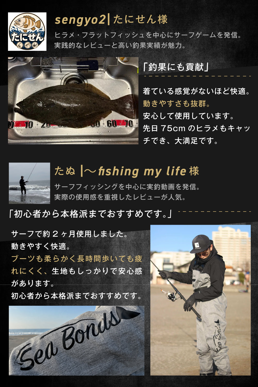 【販売開始！】SeaBonds ラジアルソールウェーダー GORILLA WADER ワイドタイプ