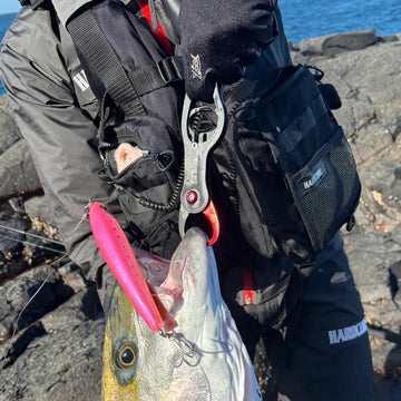 SeaBonds フィッシュグリップ ショート 最大30kg 軽量147g アルミ合金